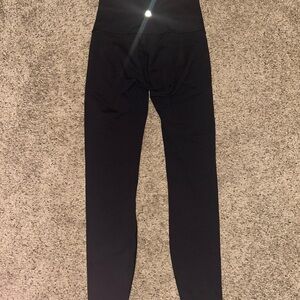 Lululemon black leggings size 0